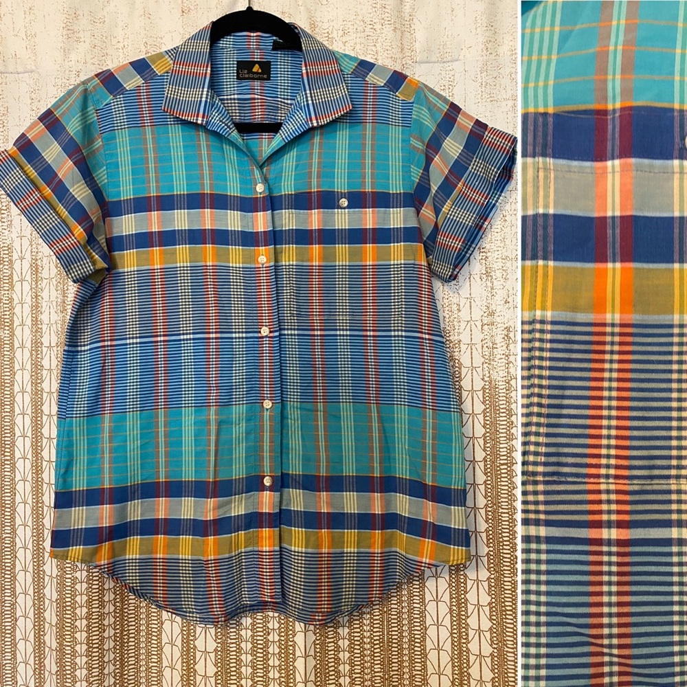 VINTAGE LIZ CLAIBORNE BUTTON UP